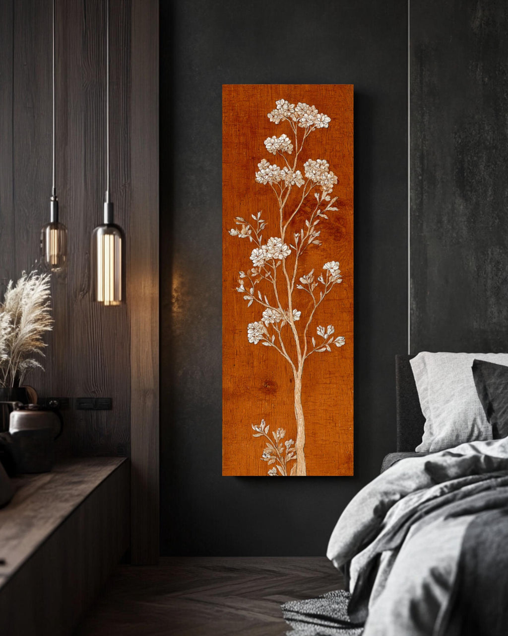 Egyptian Tree of Life Print: Middle Eastern Wall Art Canvas Wall Art – Modern Decor Print