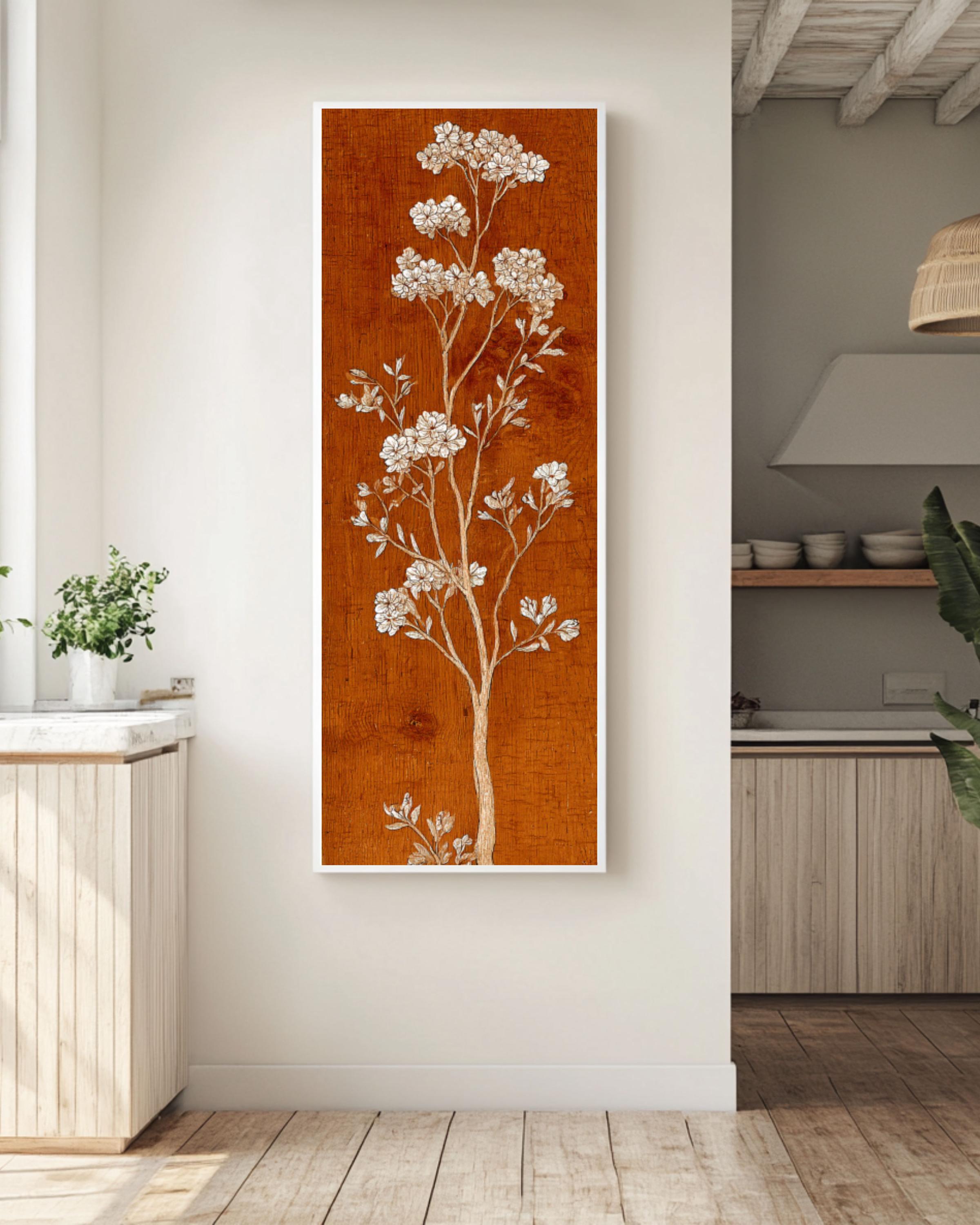 Egyptian Tree of Life Print: Middle Eastern Wall Art Canvas Wall Art – Modern Decor Print