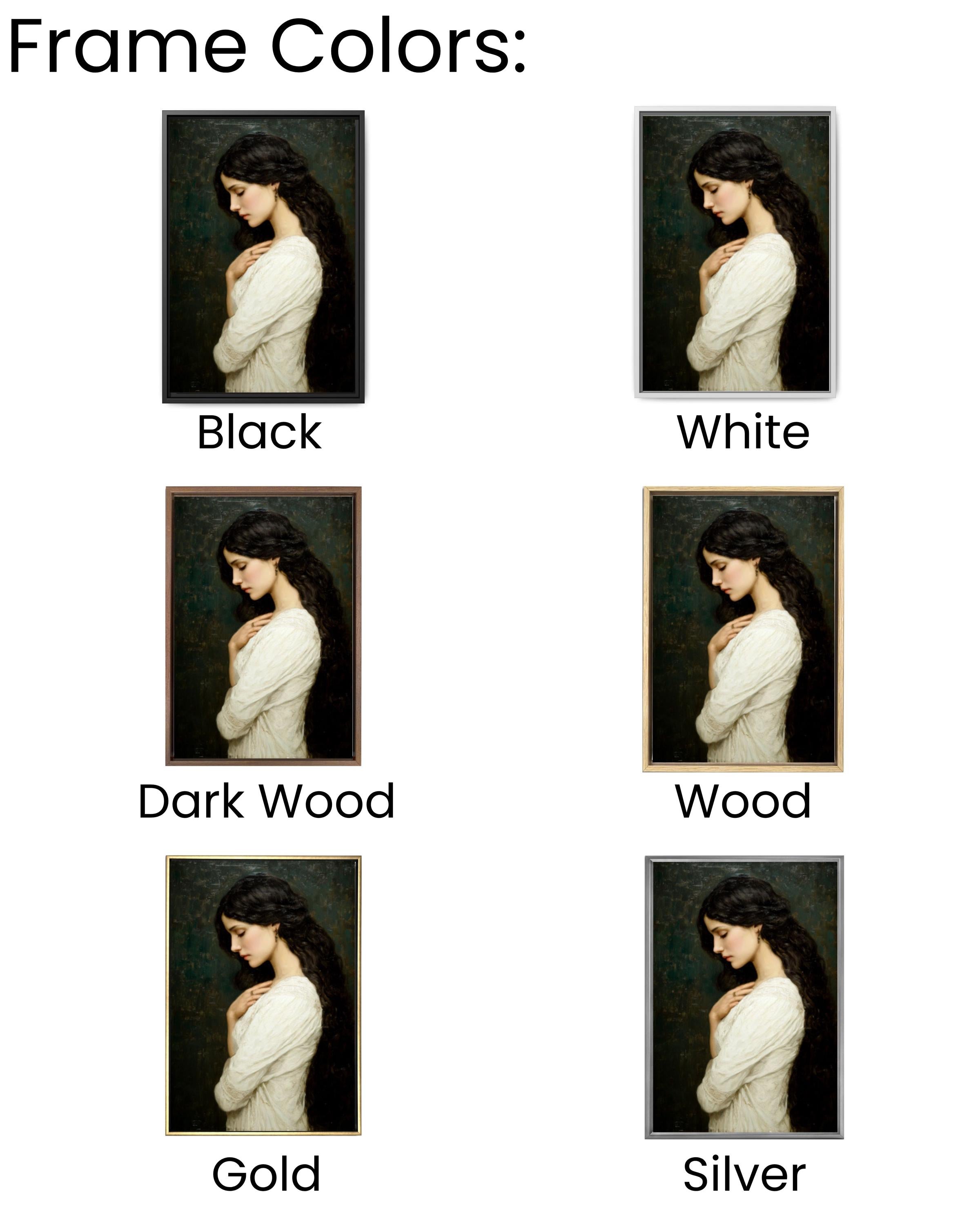 Maxence Style Woman Portrait: Elegant Feminine Art Print Canvas Wall Art – Modern Decor Print