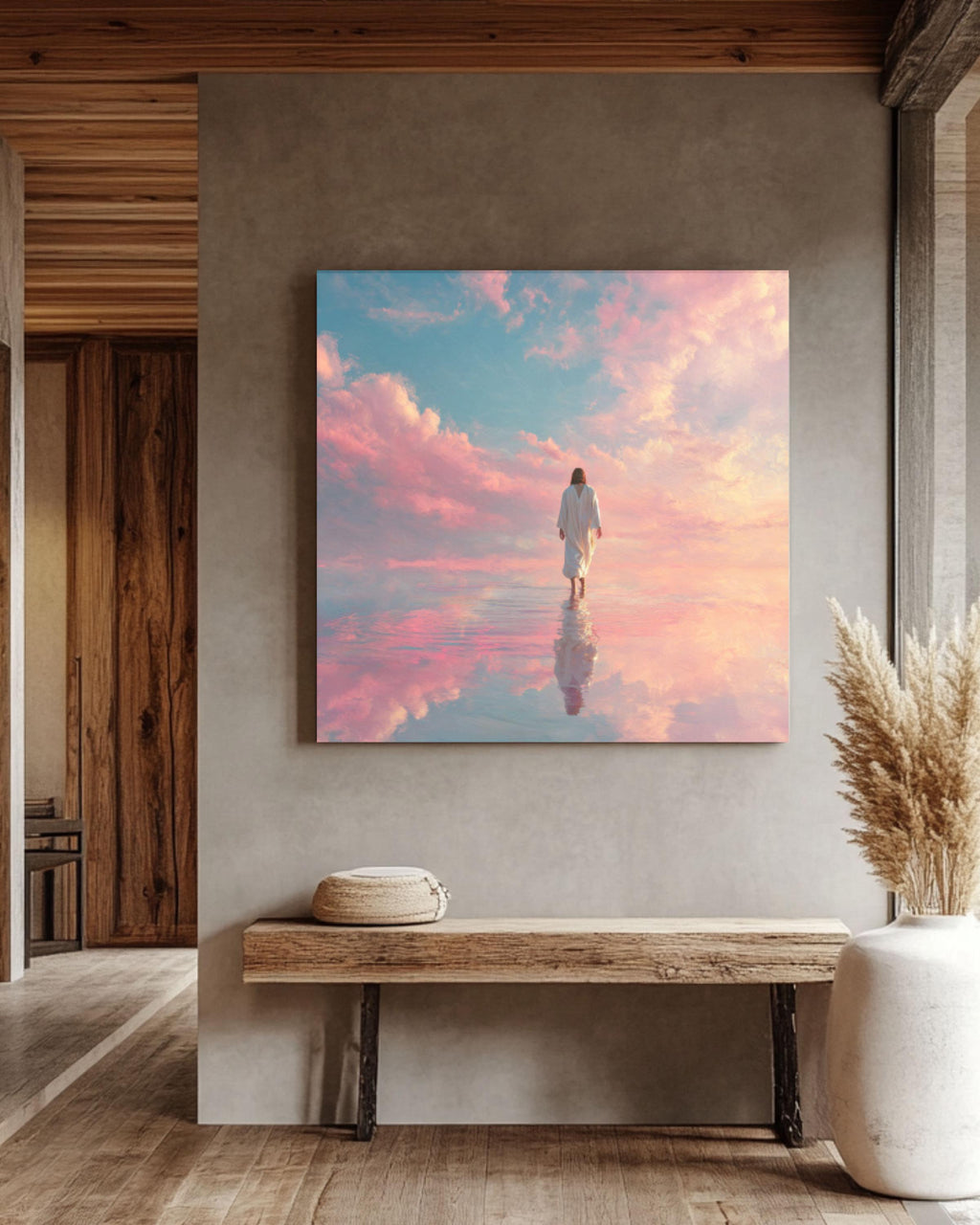 Jesus Walking on Water Wall Art | Classic Christian Canvas Print