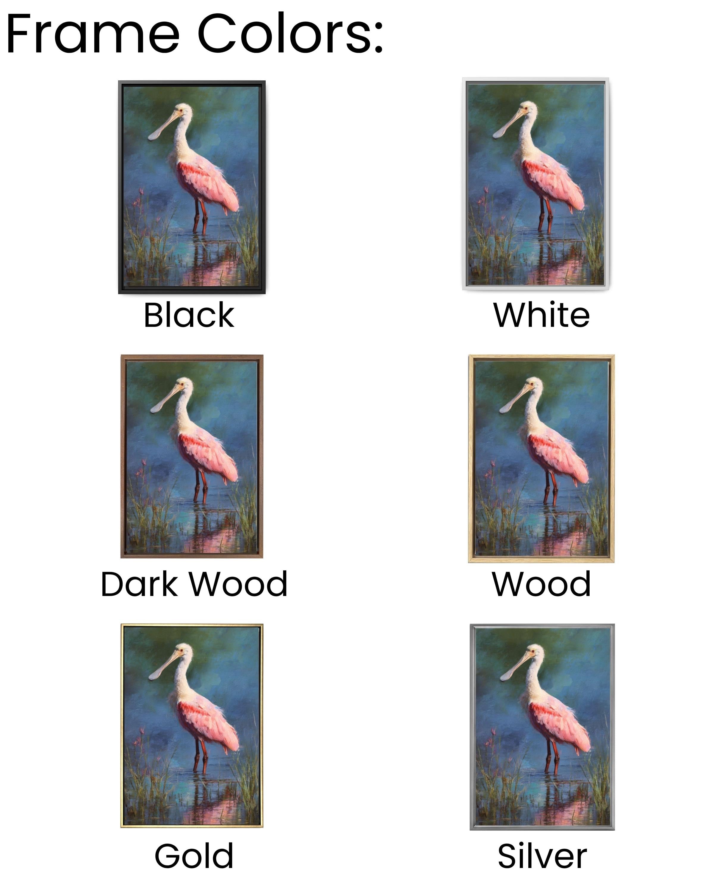 Roseate Spoonbill Wall Art | Pastel Impressionist Bird Canvas Print