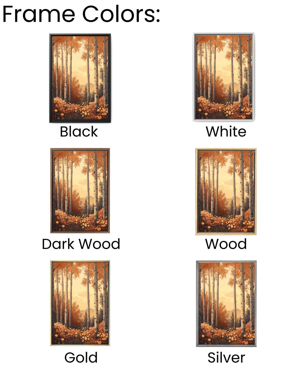 Maxfield Parrish Style Autumn Forest Art: Vintage Fall Foliage Canvas or Poster Canvas Wall Art Print – Premium Home Decor