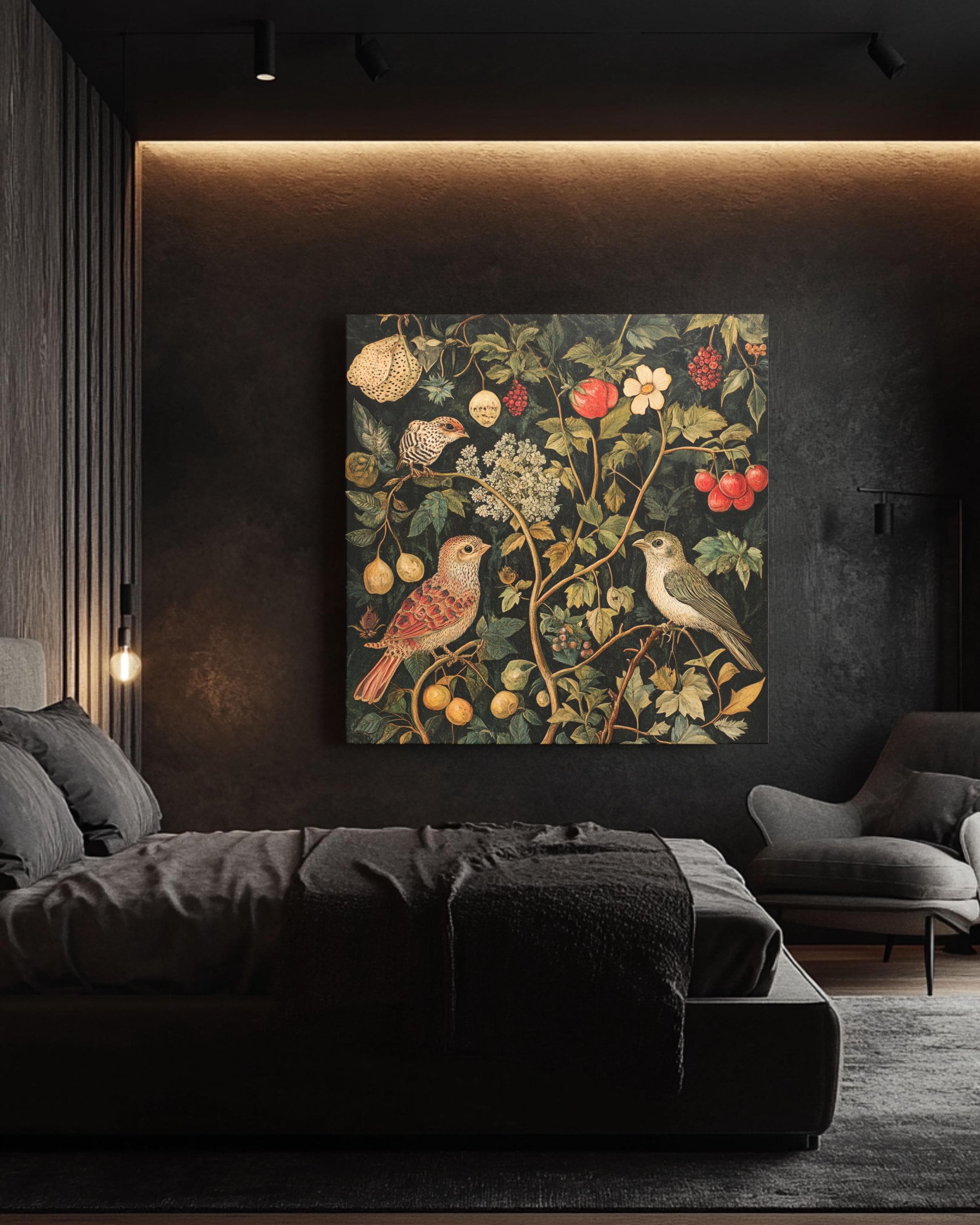 William Morris Botanical Print: Vintage Arts & Crafts Wall Decor Canvas Wall Art – Modern Decor Print