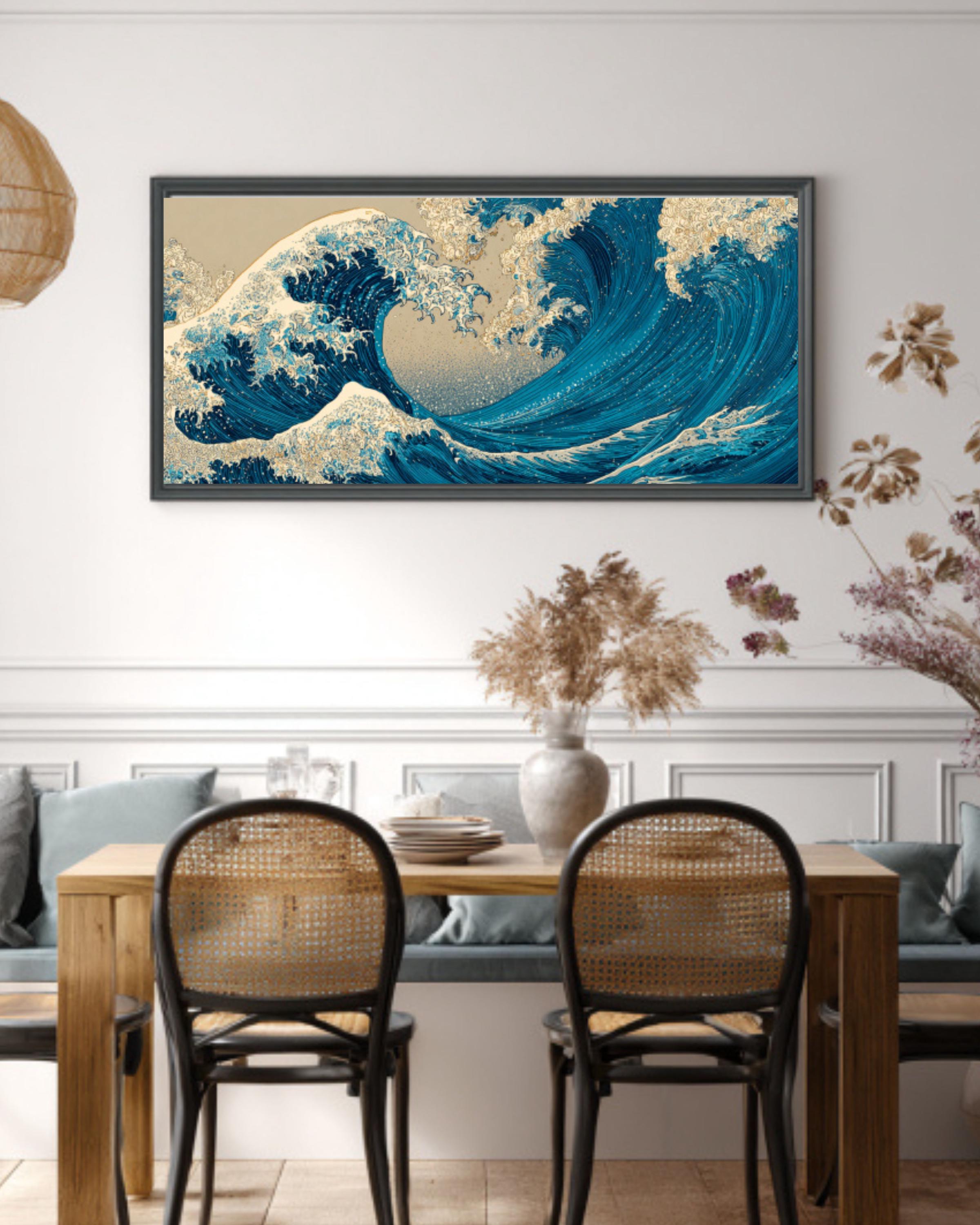 Hokusai Great Wave Wall Art | Japanese Ocean Canvas Print
