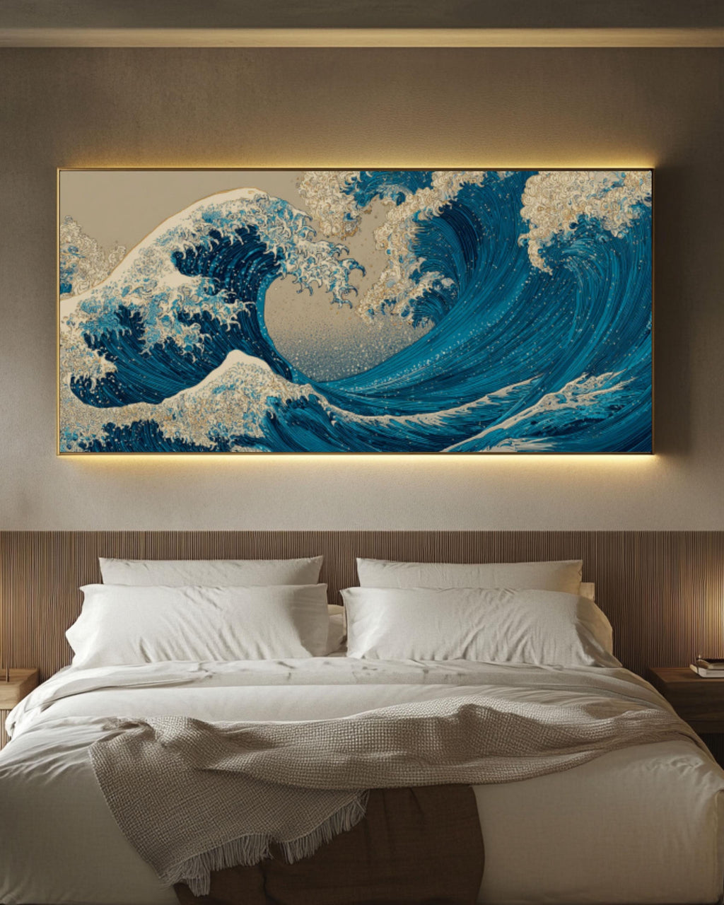 Hokusai Great Wave Wall Art | Japanese Ocean Canvas Print