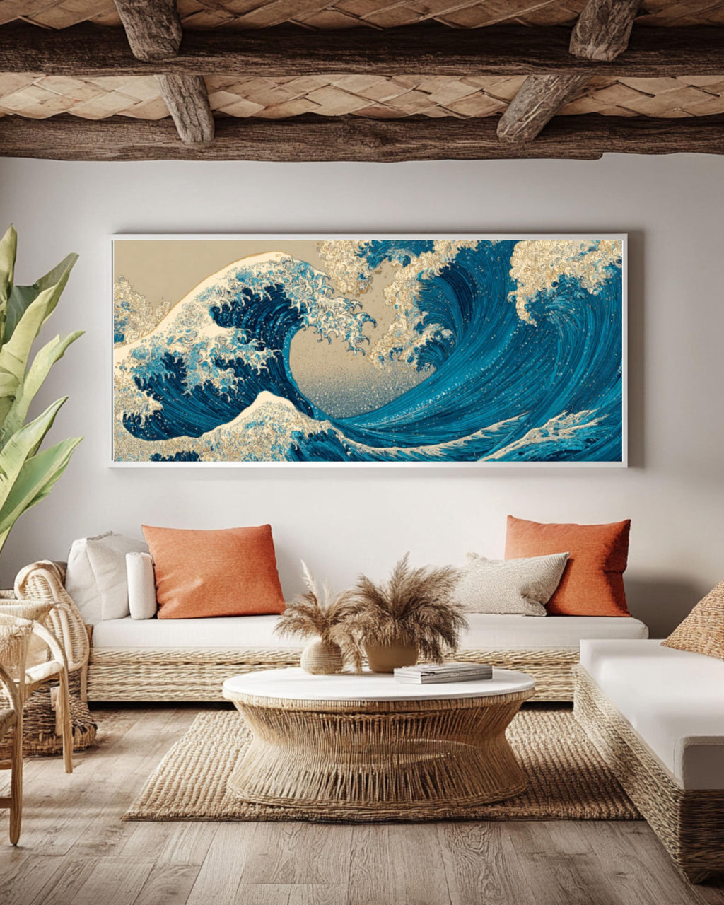 Hokusai Great Wave Wall Art | Japanese Ocean Canvas Print