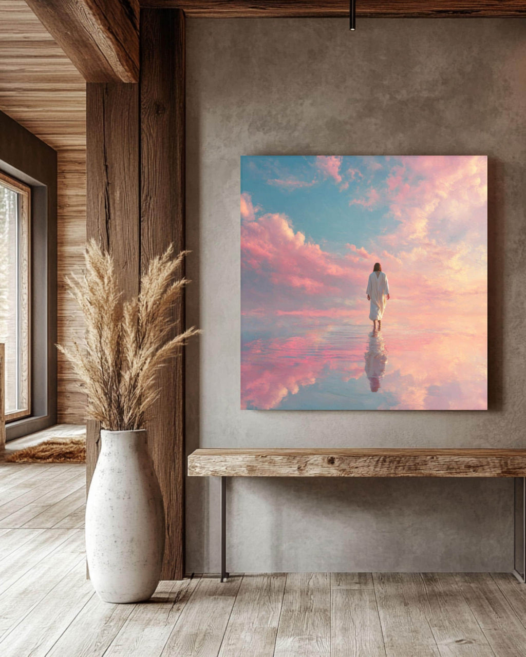 Jesus Walking on Water Wall Art | Classic Christian Canvas Print