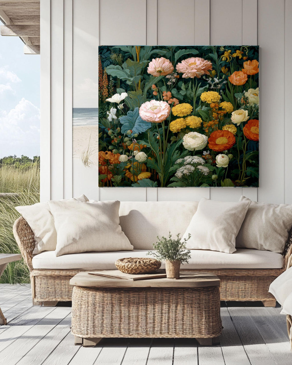 William Morris Botanical Canvas Art – Vintage Floral Pattern