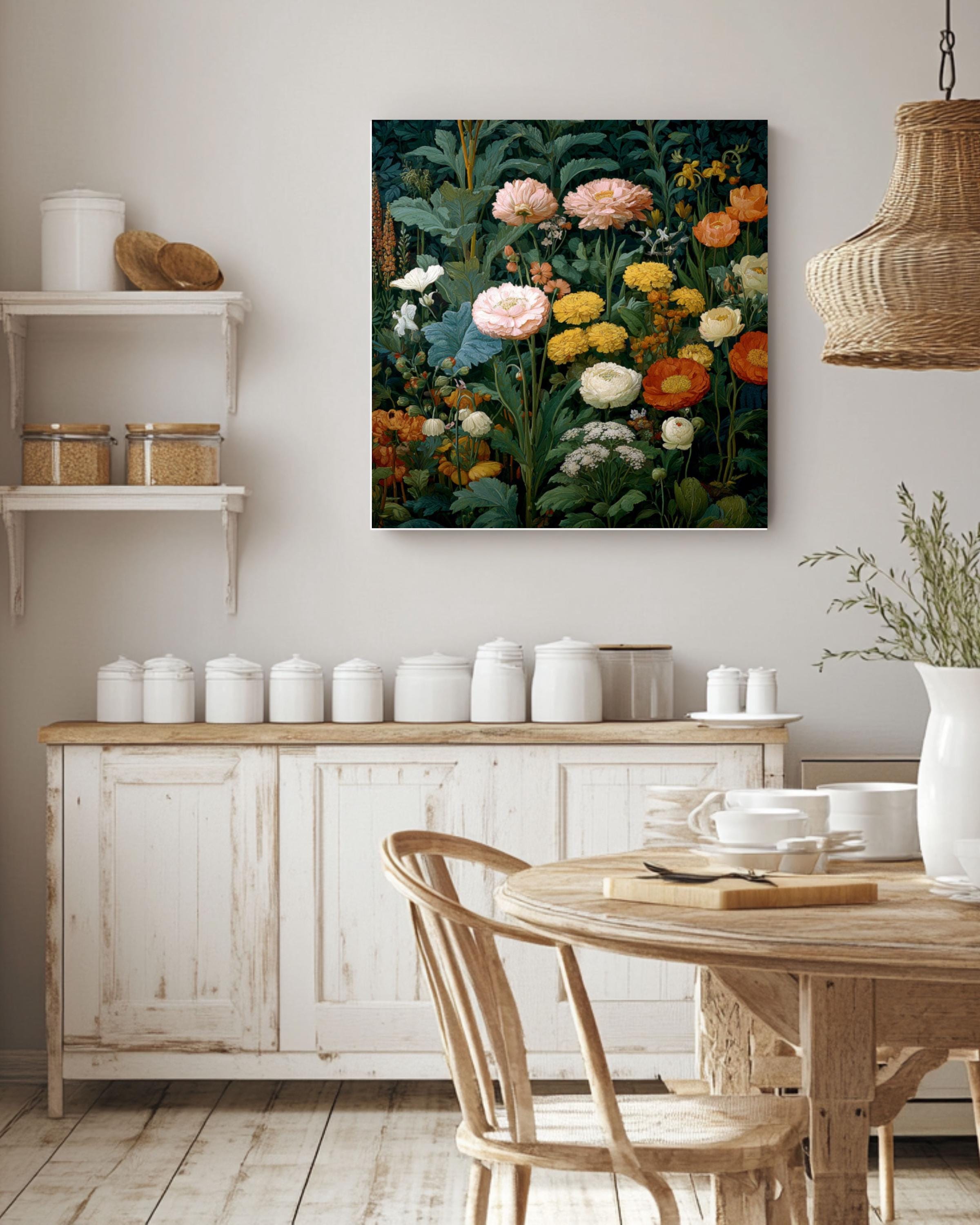 William Morris Botanical Canvas Art – Vintage Floral Pattern