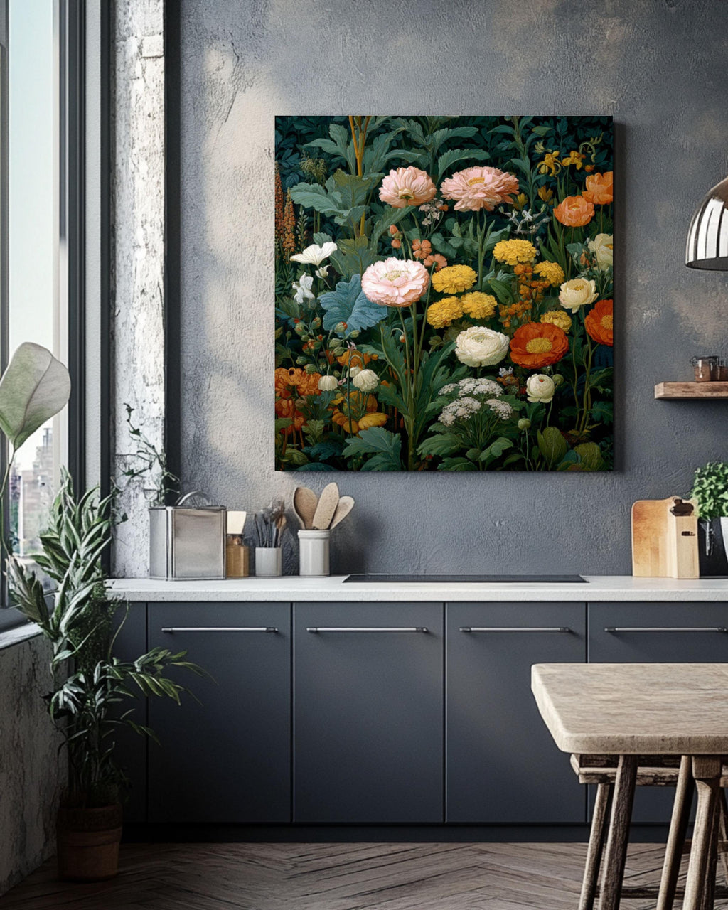 William Morris Botanical Canvas Art – Vintage Floral Pattern