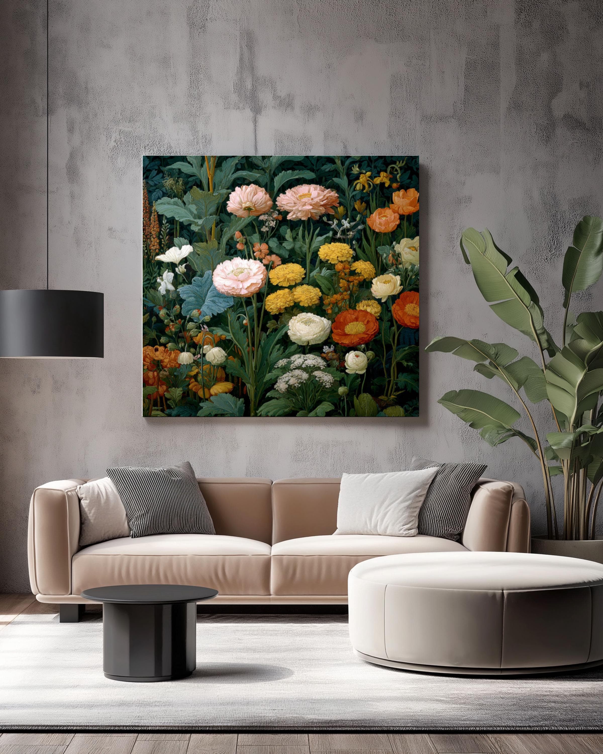 William Morris Botanical Canvas Art – Vintage Floral Pattern