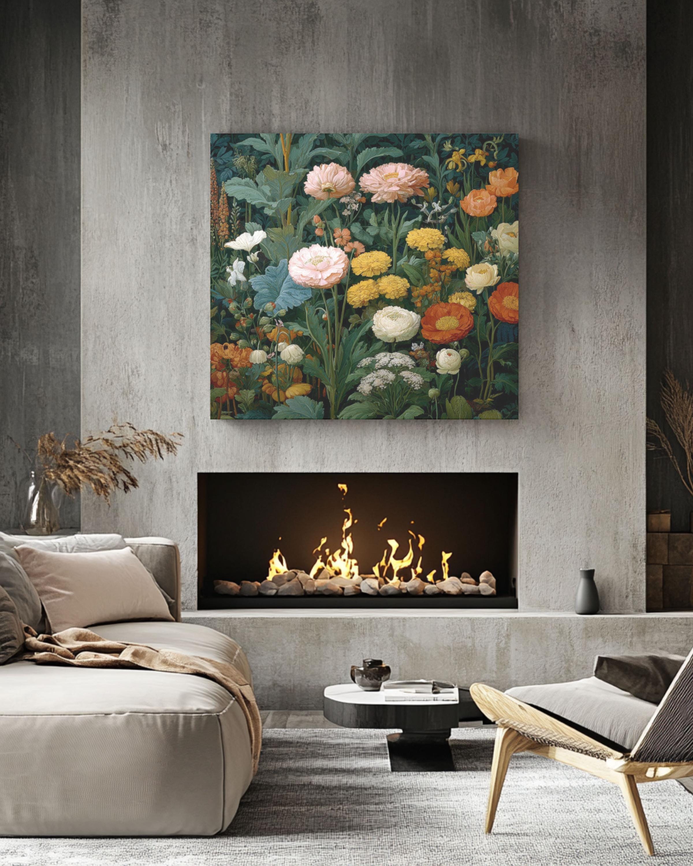 William Morris Botanical Canvas Art – Vintage Floral Pattern
