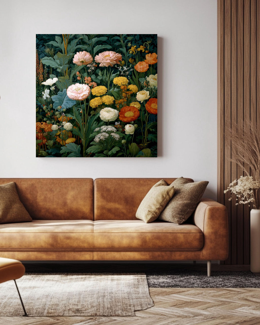 William Morris Botanical Canvas Art – Vintage Floral Pattern