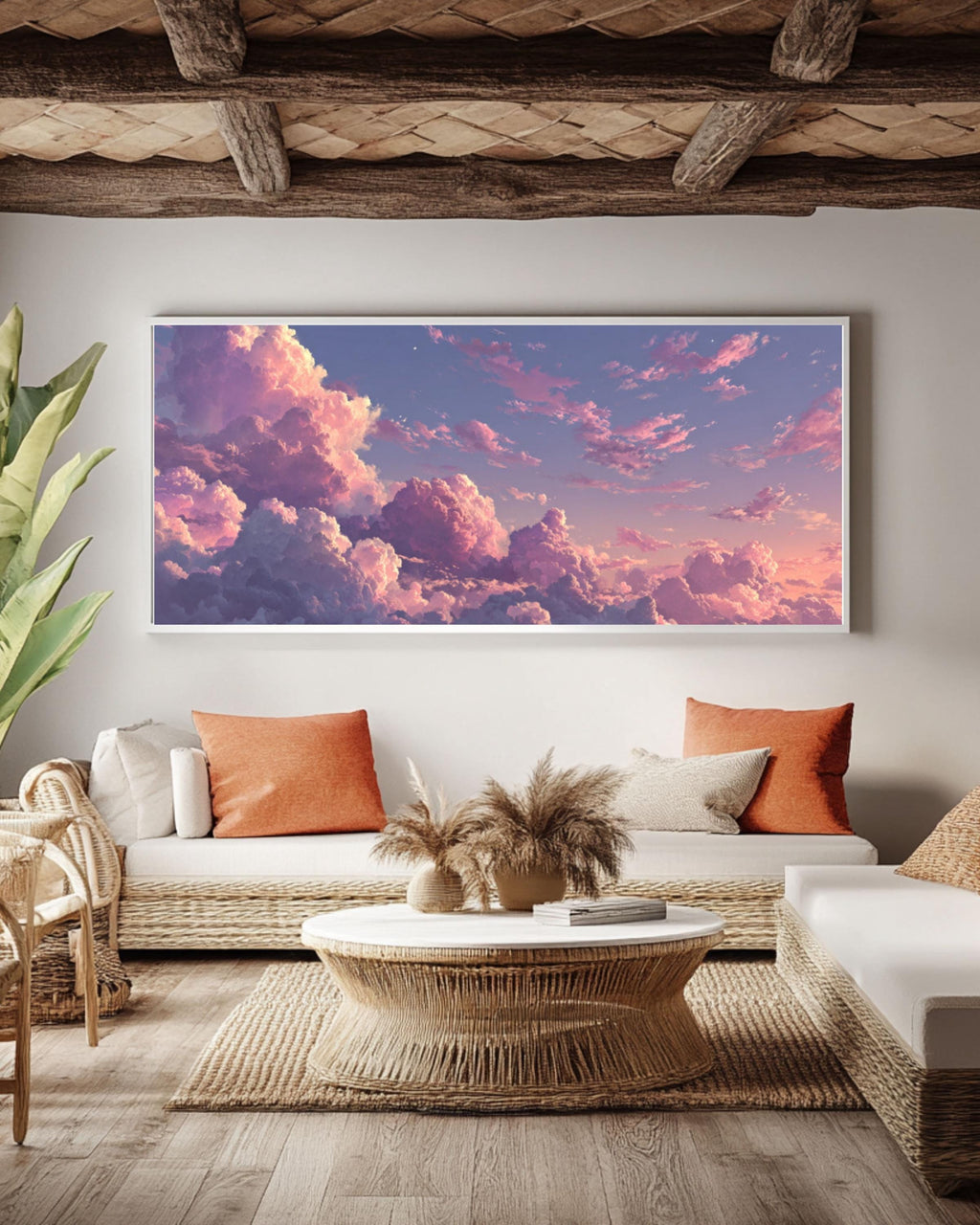 Pastel Anime Cloud Art | Pink & Purple Sky