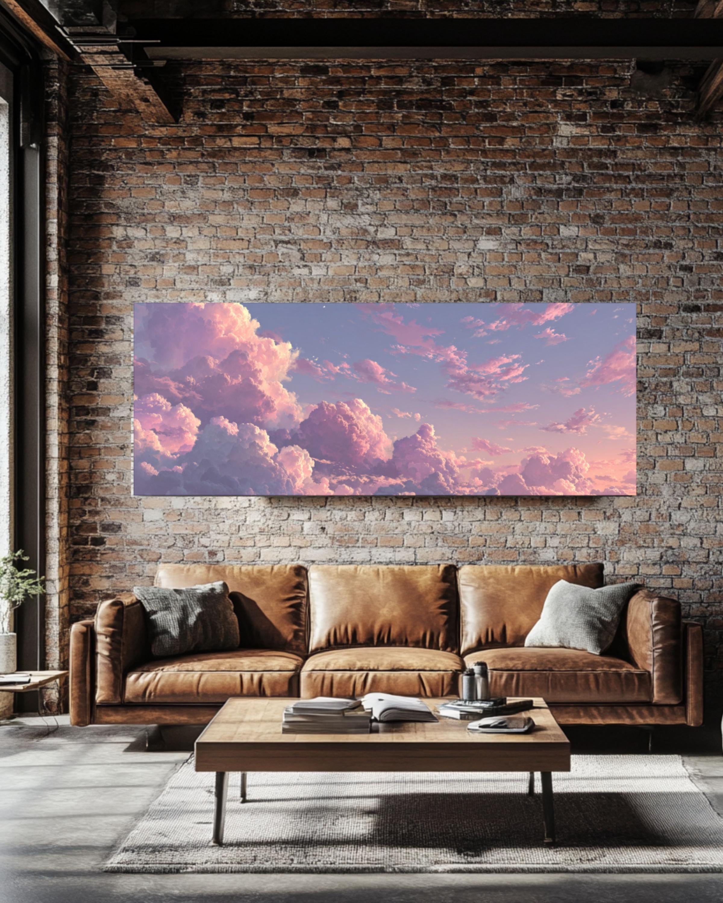 Pastel Anime Cloud Art | Pink & Purple Sky