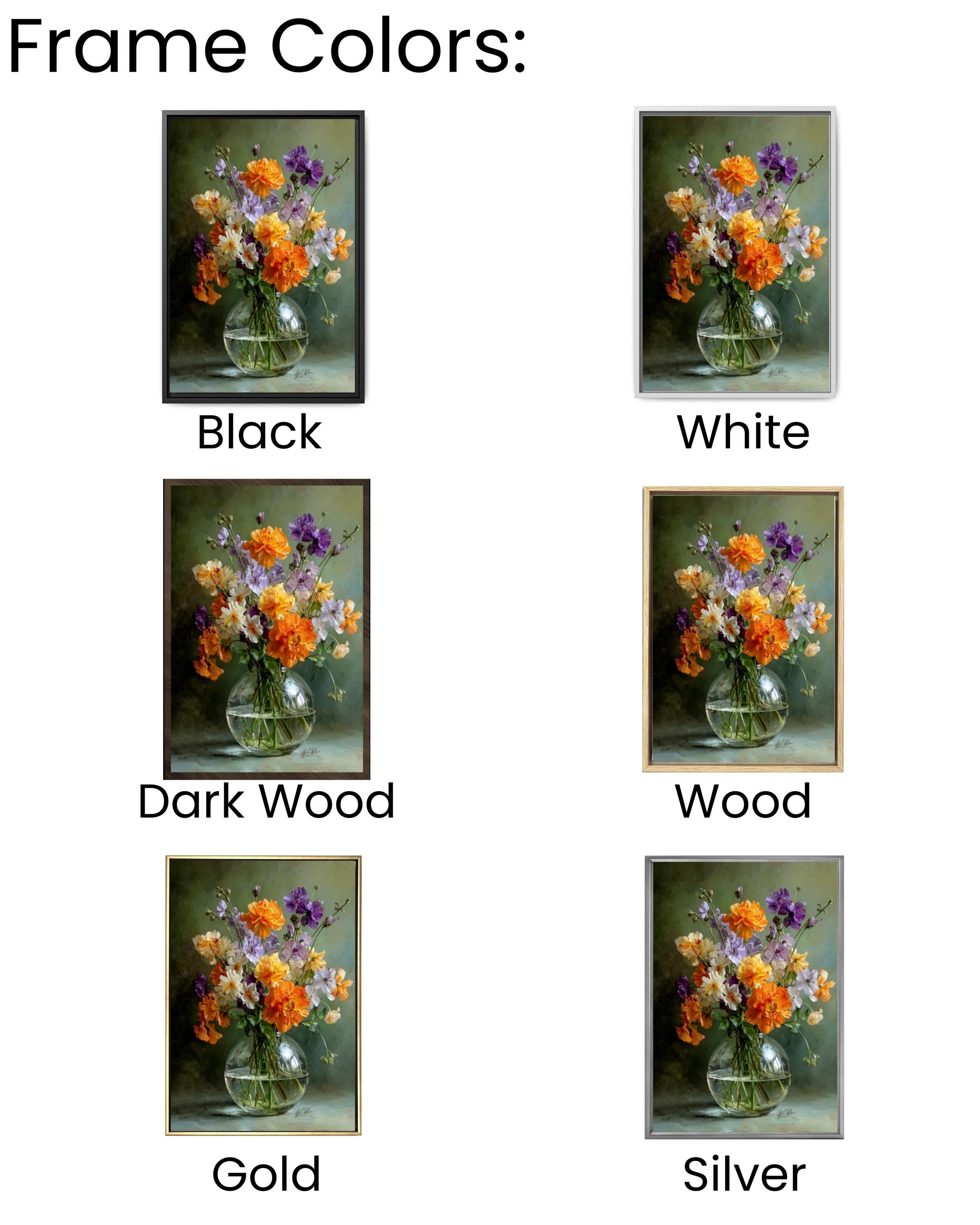 Watercolor Wildflower Bouquet Print – Floral Vase Art