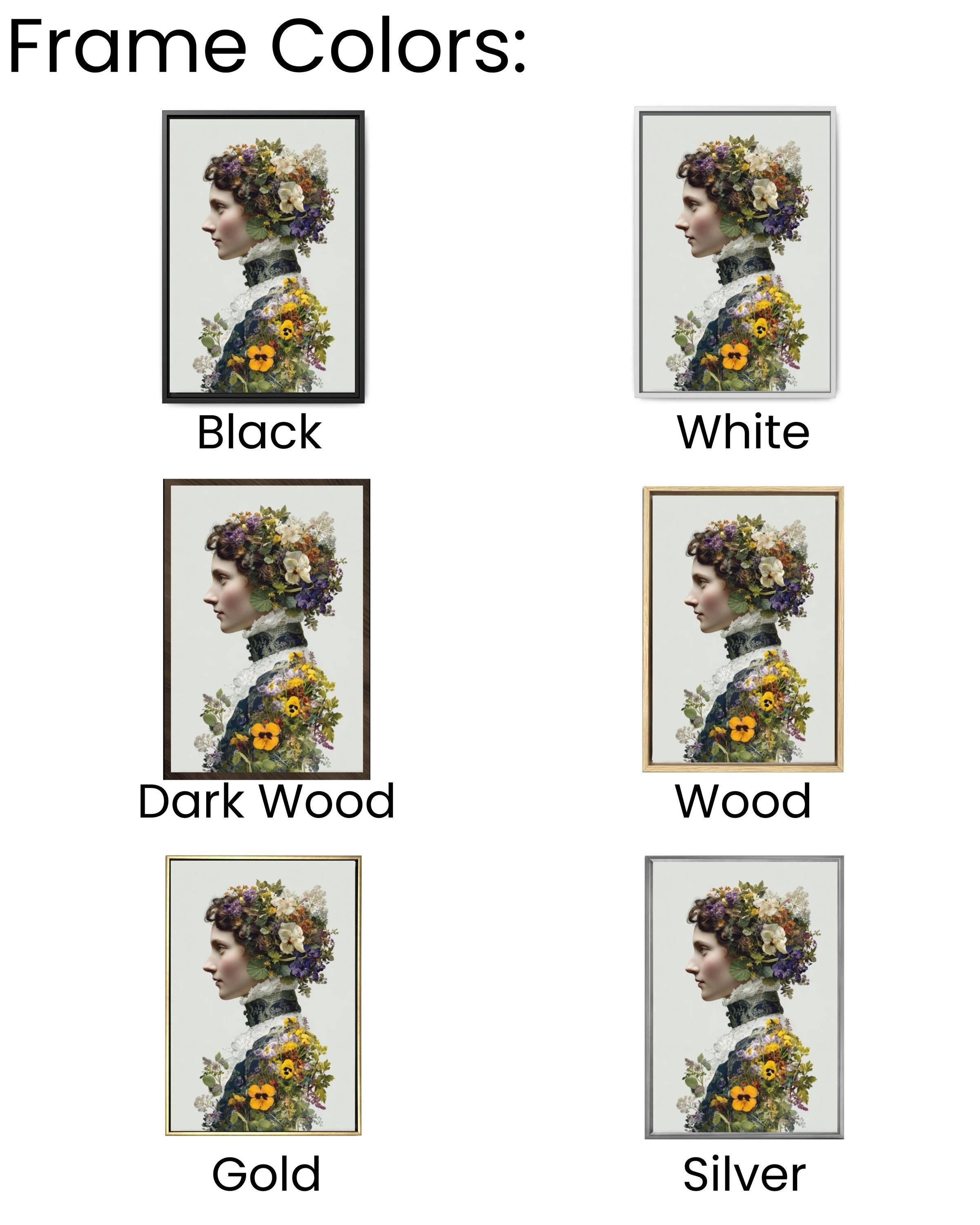 Victorian Floral Hair Woman Art | Christian Lacroix Style Collage