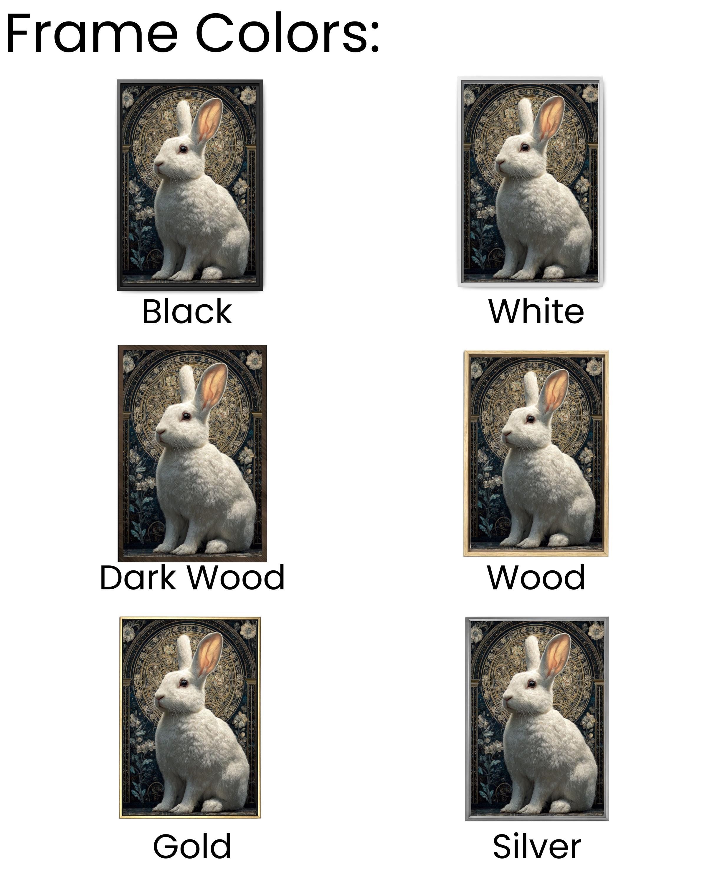 White Rabbit Portrait | Pastel Floral Arch