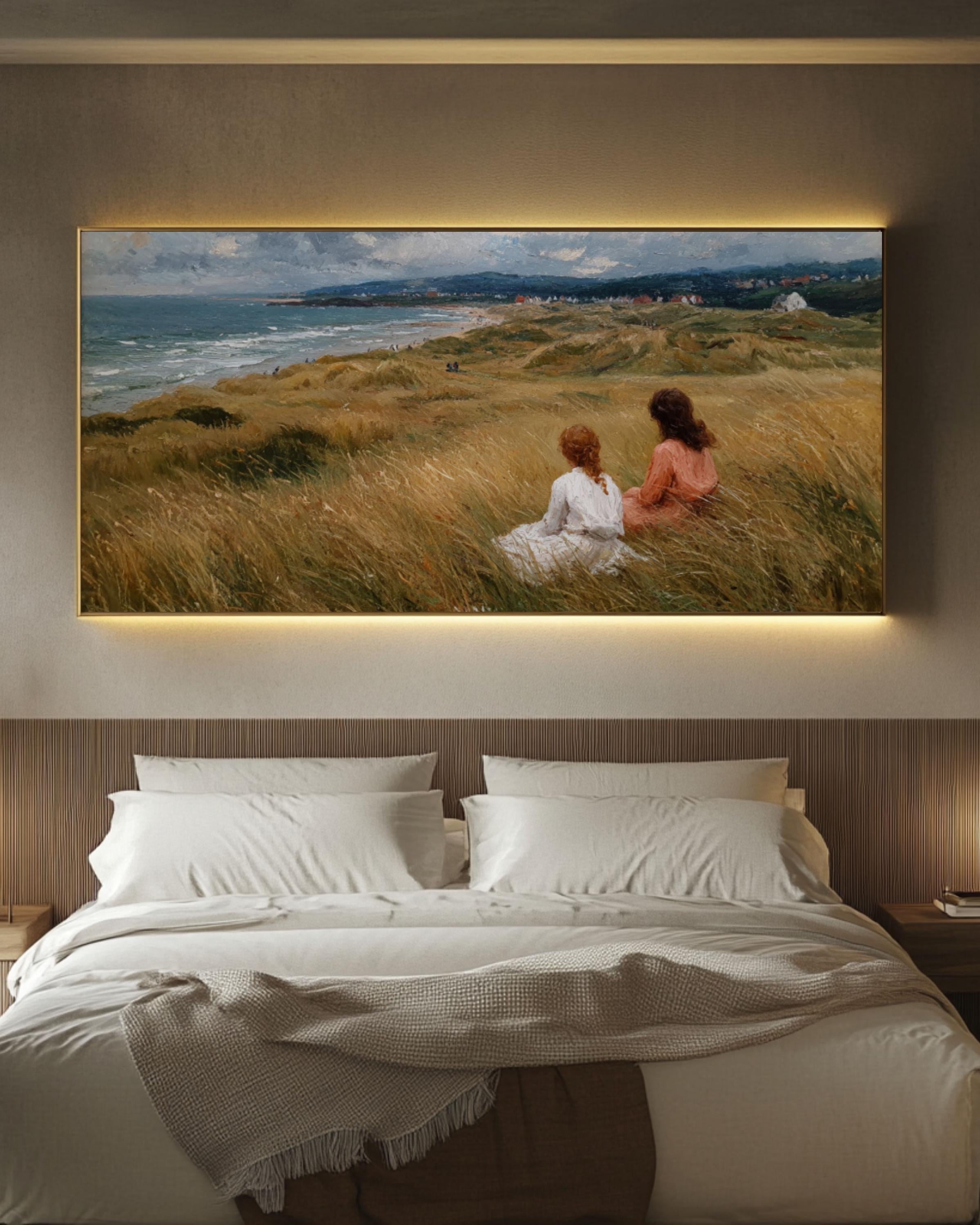 Nordsee Dunes Landscape Oil Painting | Sargent Style