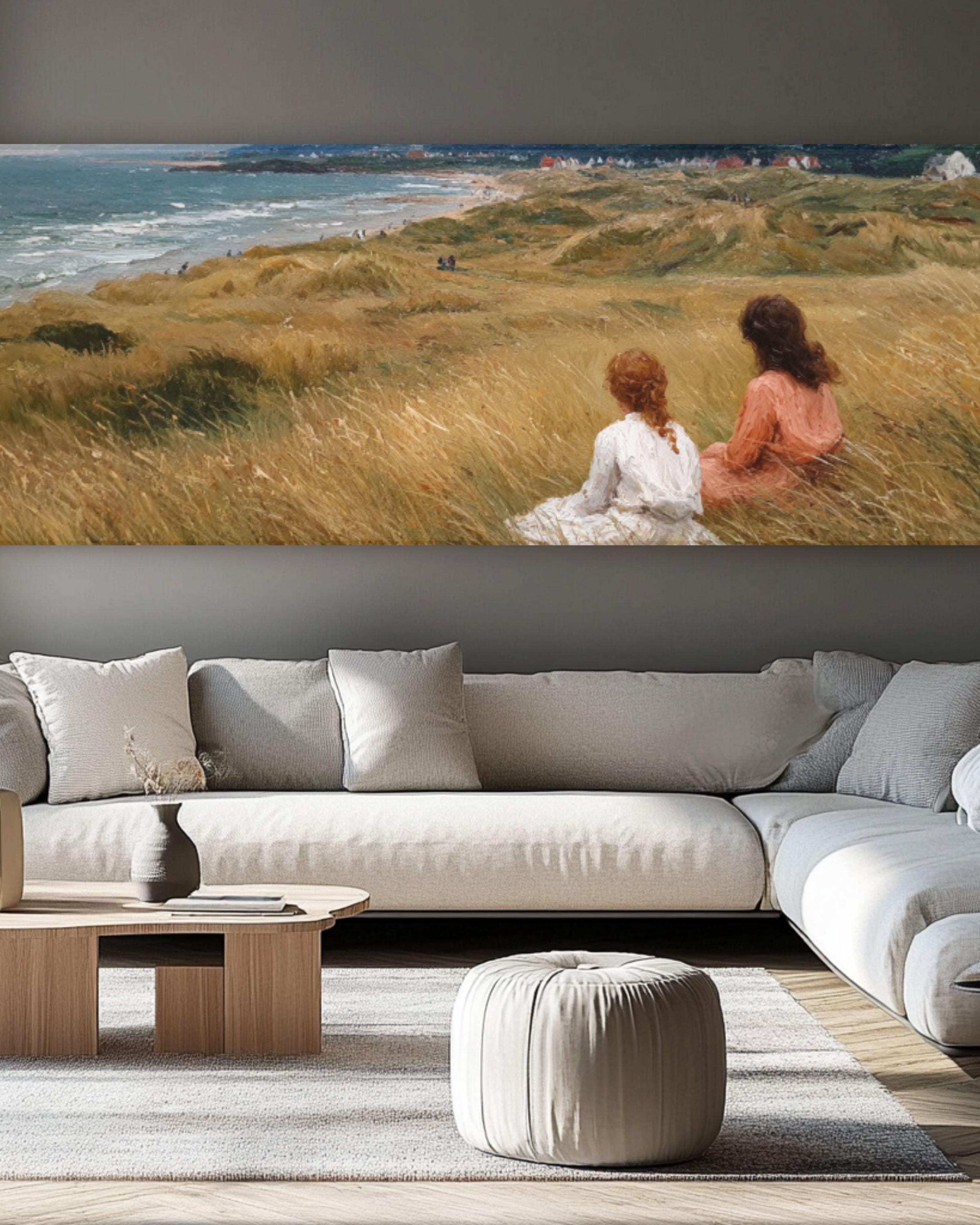 Nordsee Dunes Landscape Oil Painting | Sargent Style