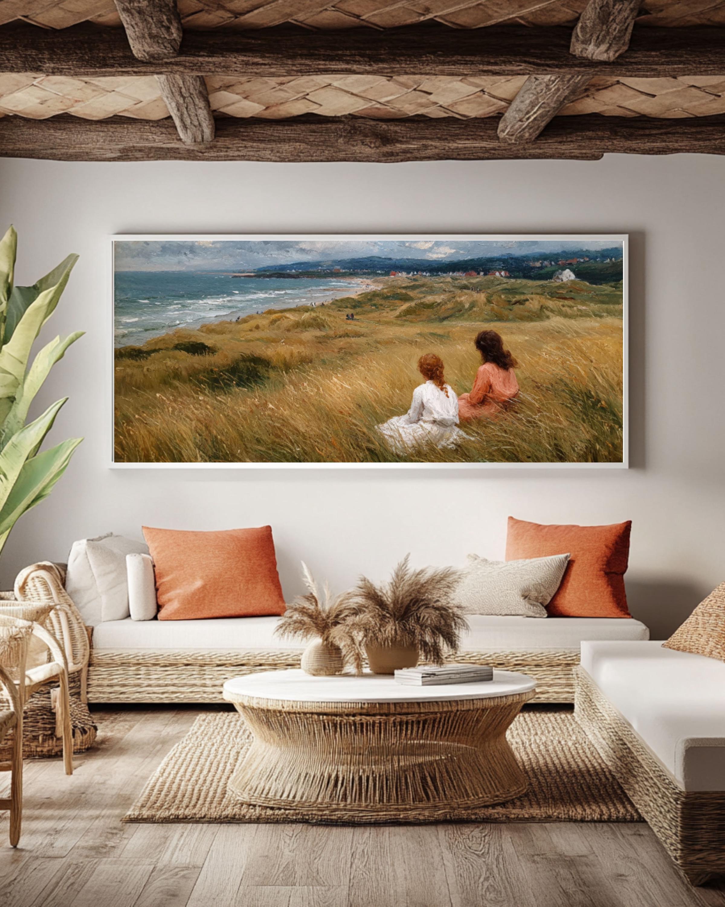 Nordsee Dunes Landscape Oil Painting | Sargent Style