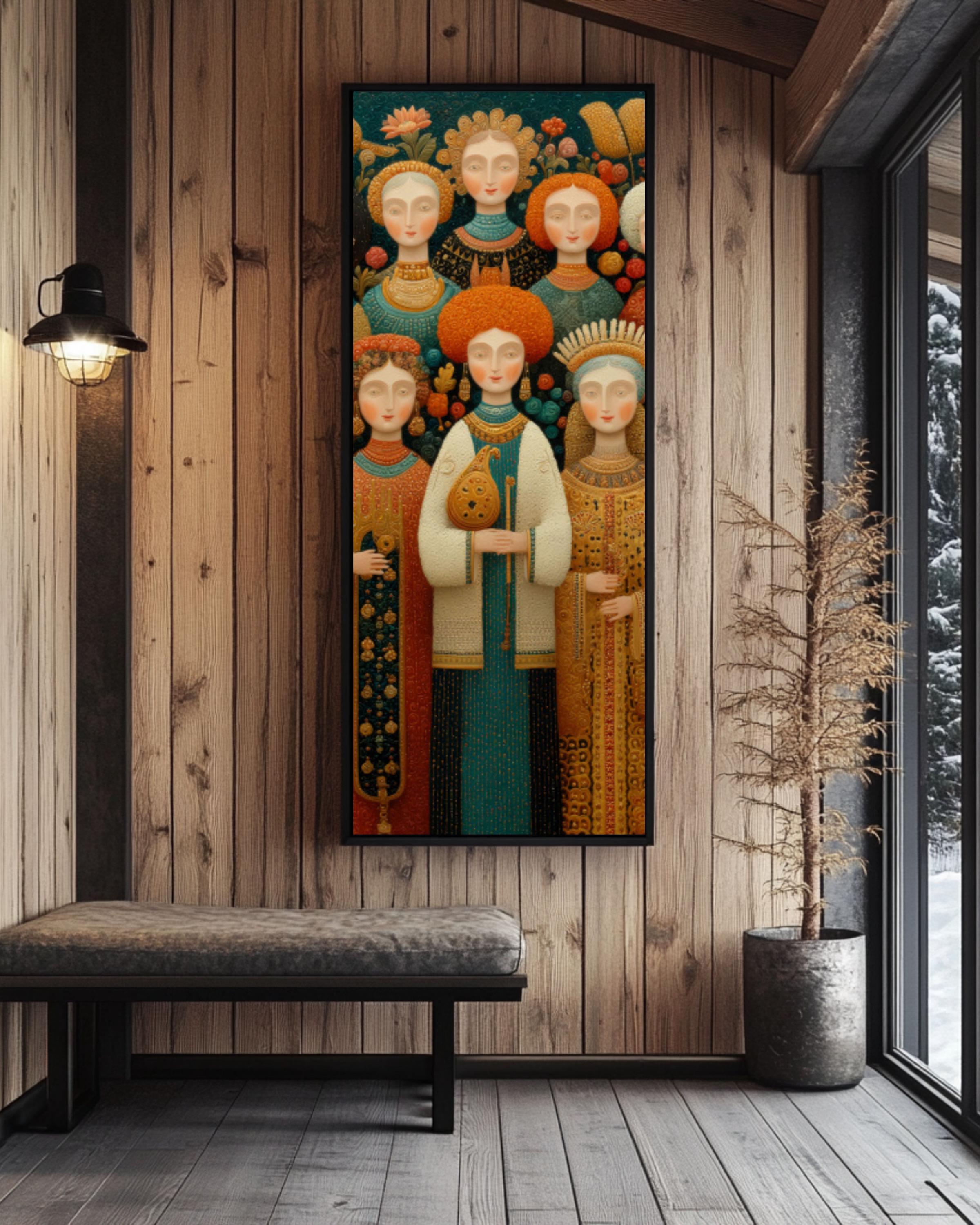 Shabbat Celebration Painting | Jewish Festival