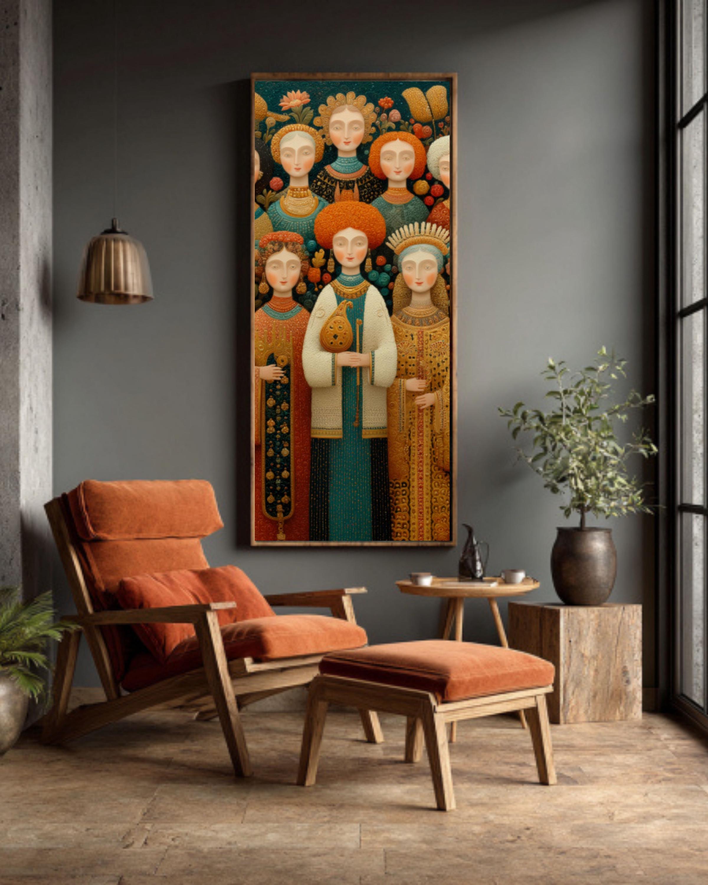 Shabbat Celebration Painting | Jewish Festival