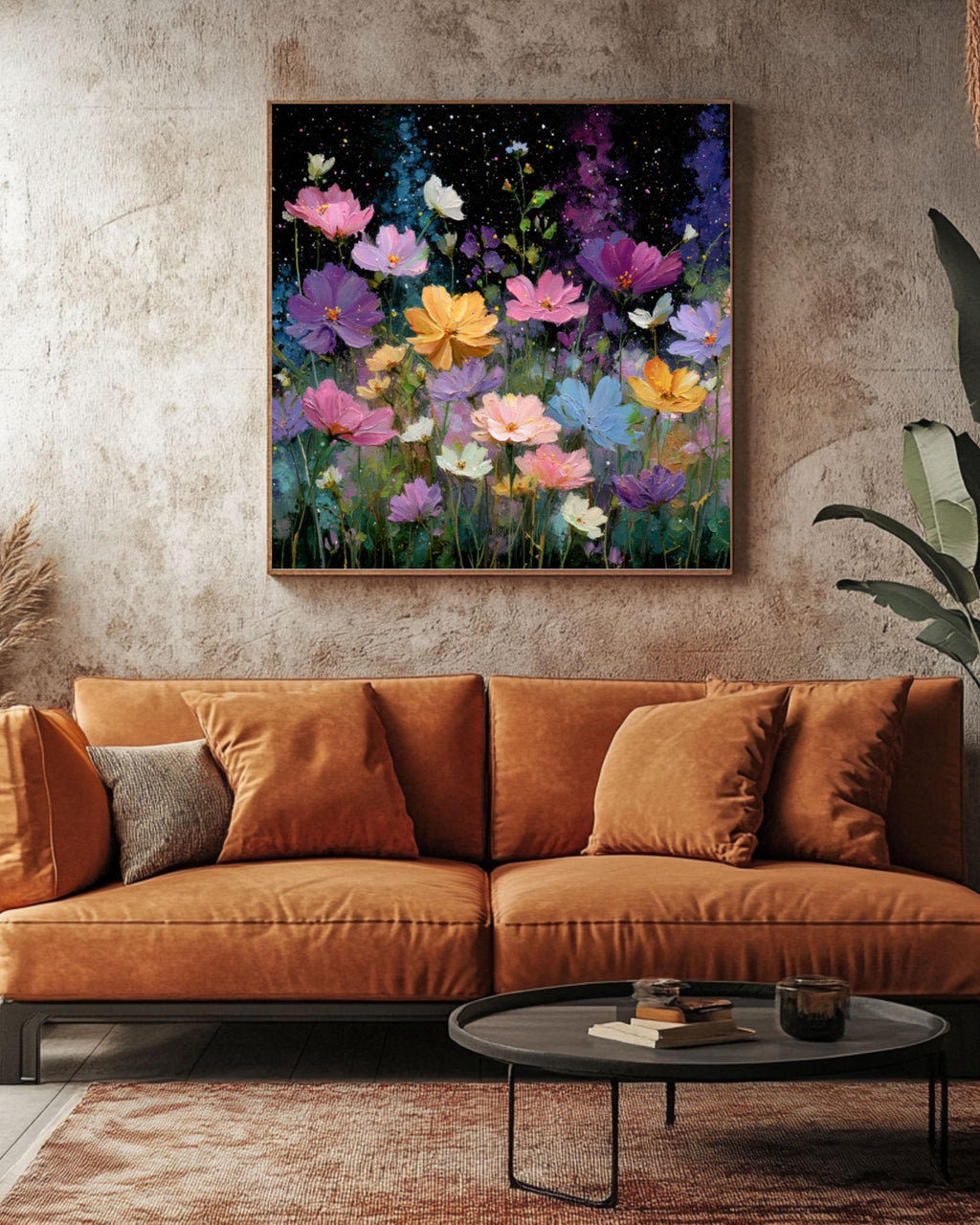 Pastel Wildflower Garden Art – Whimsical Nursery Print