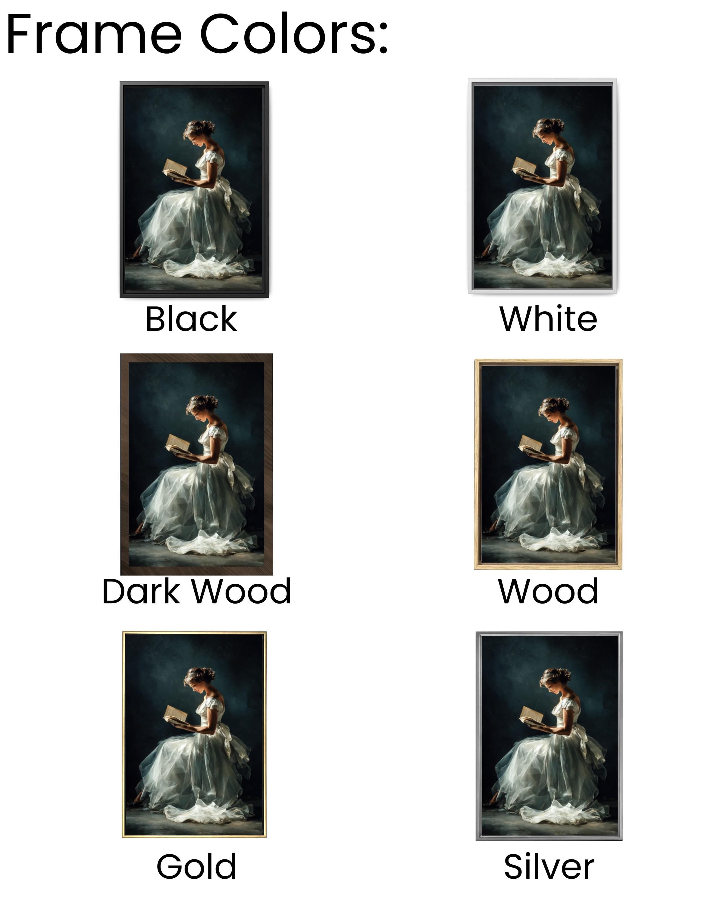 Woman Reading Oil Painting â€“ Sargent Style, Minimalist Portrait Print Canvas Wall Art Print – Premium Home Decor