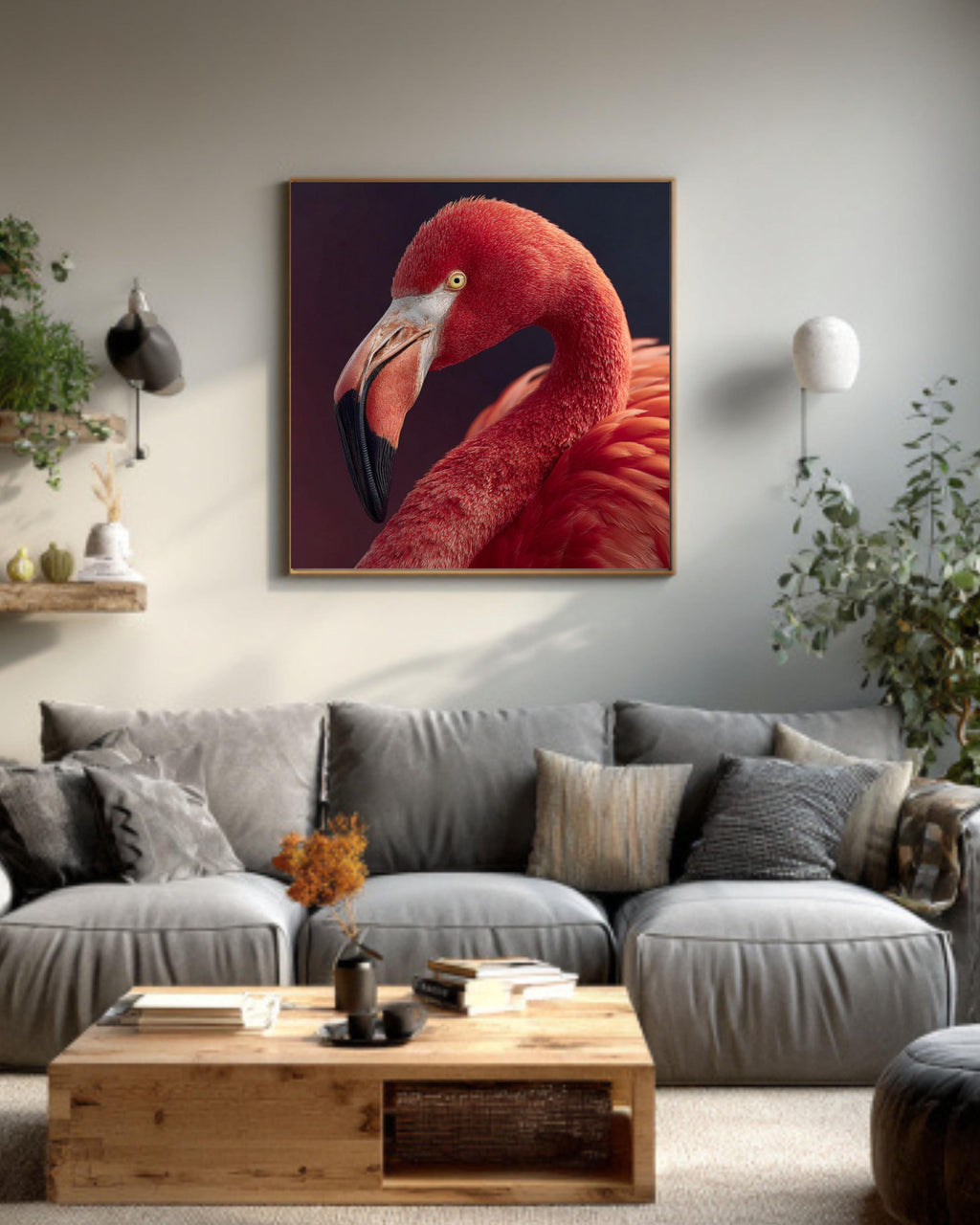 Pink Flamingo Portrait | Elegant Animal Photography