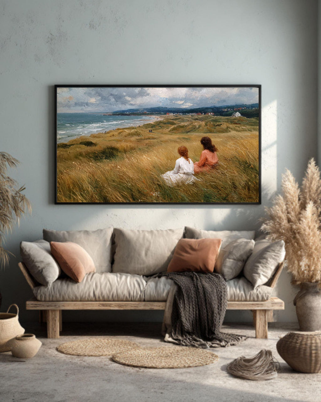 Nordsee Dunes Landscape Oil Painting | Sargent Style
