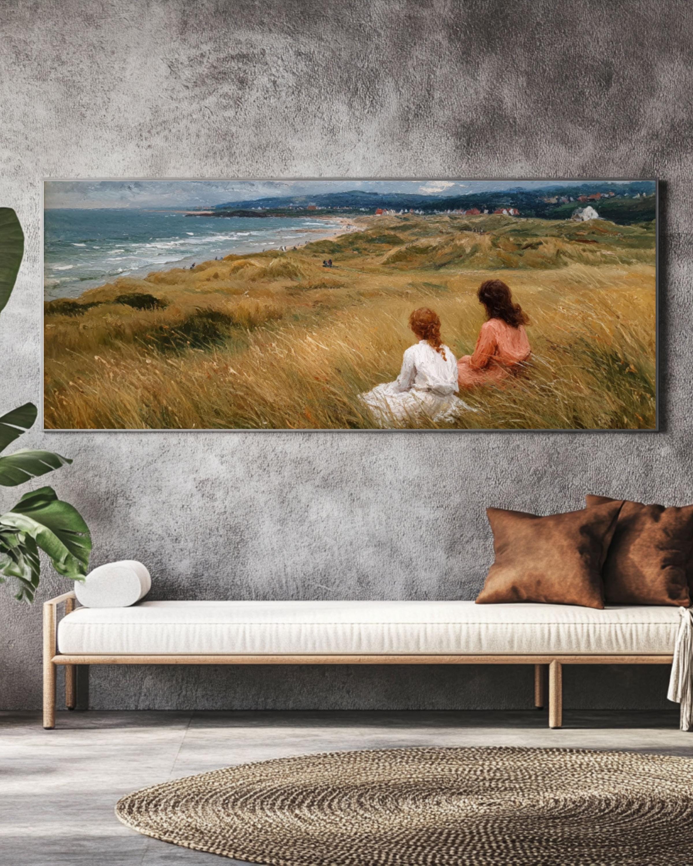 Nordsee Dunes Landscape Oil Painting | Sargent Style
