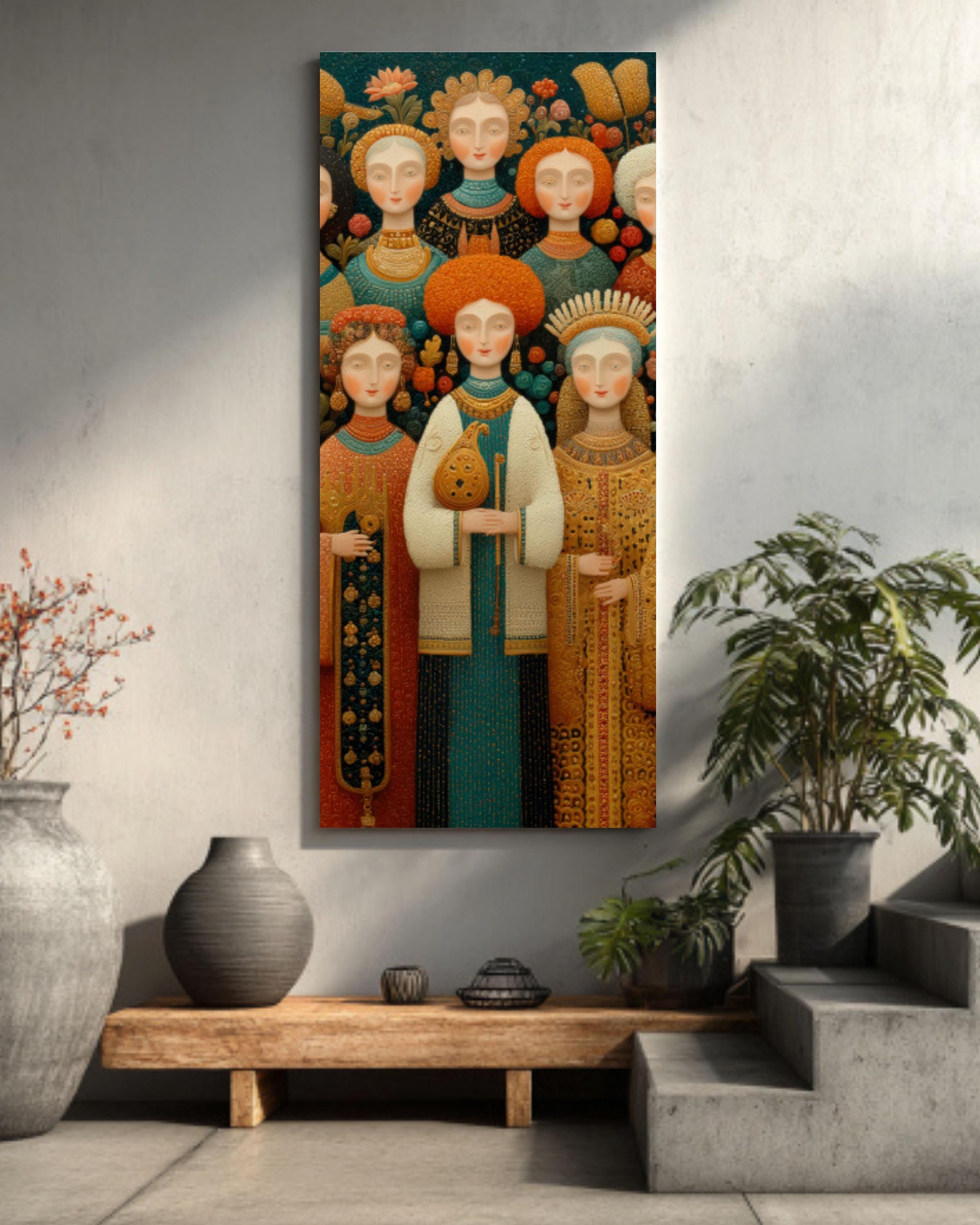 Shabbat Celebration Painting | Jewish Festival