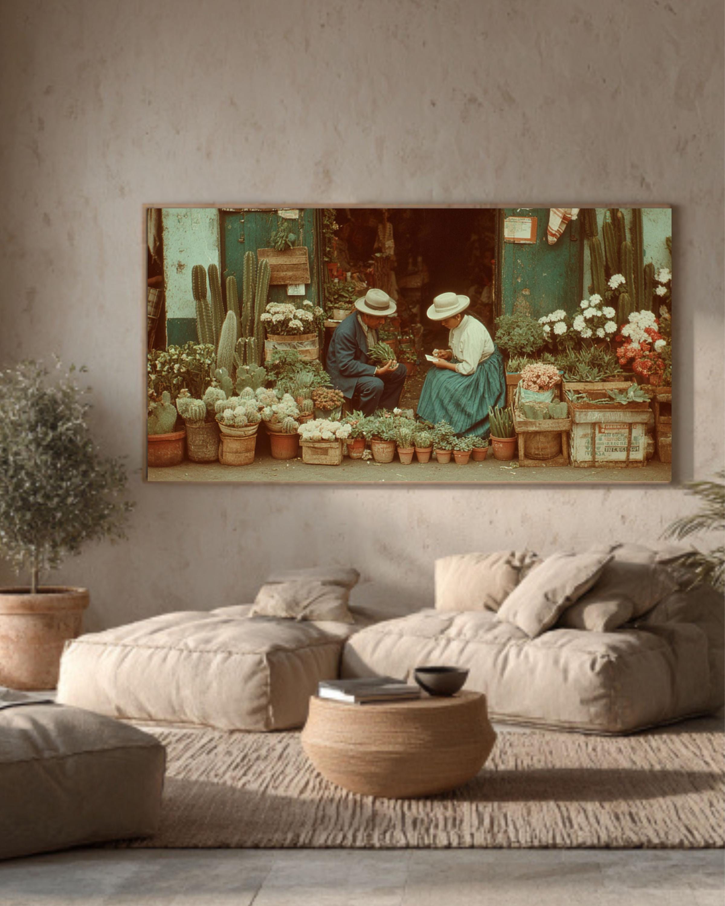 Vintage Mexican Market Photo | Early 20th Century